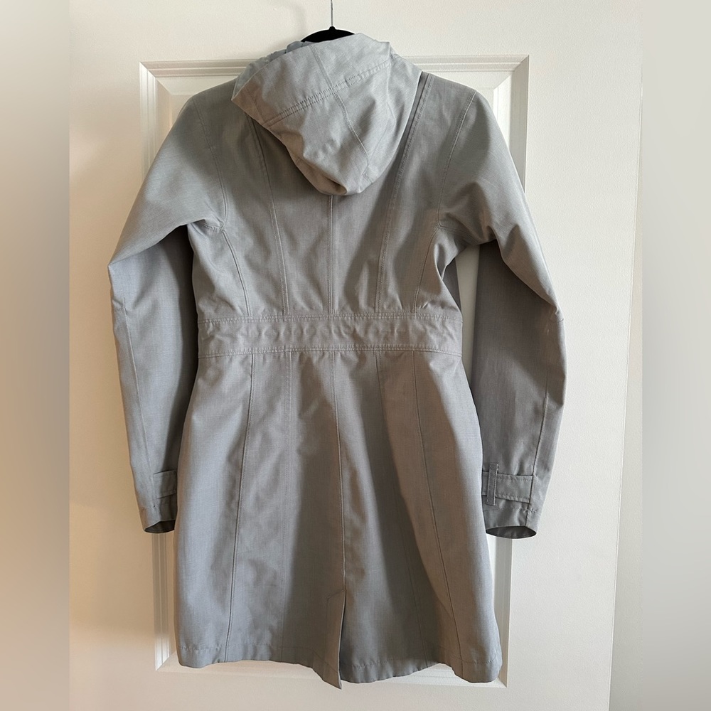 Athleta Lined Trench/Raincoat. Neutral Grey Color Siz… Gem